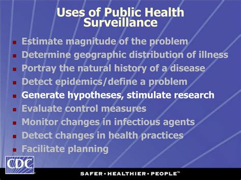 PPT Overview Of Public Health Surveillance PowerPoint Presentation