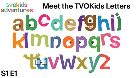 The Tvokids Letters Show S1e1 Meet The Tvokids Letters Youtube