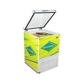 White Top Open Door Western Deep Freezer Capacity Cooling Ltrs