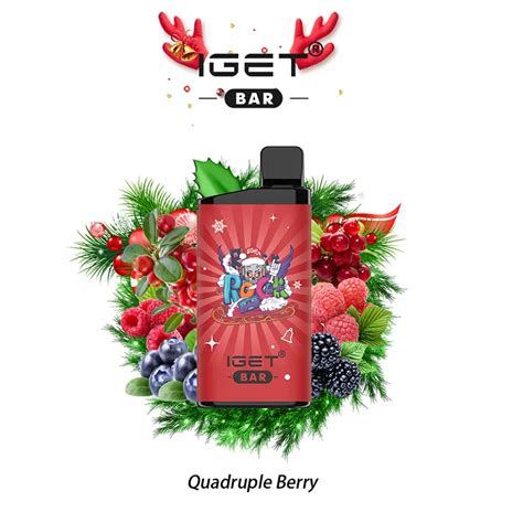 Puff Iget Bar Quadruple Berry Vape Dfo Australia