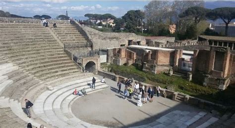 Teatro Piccolo Pompei Ancient Cities Street View City