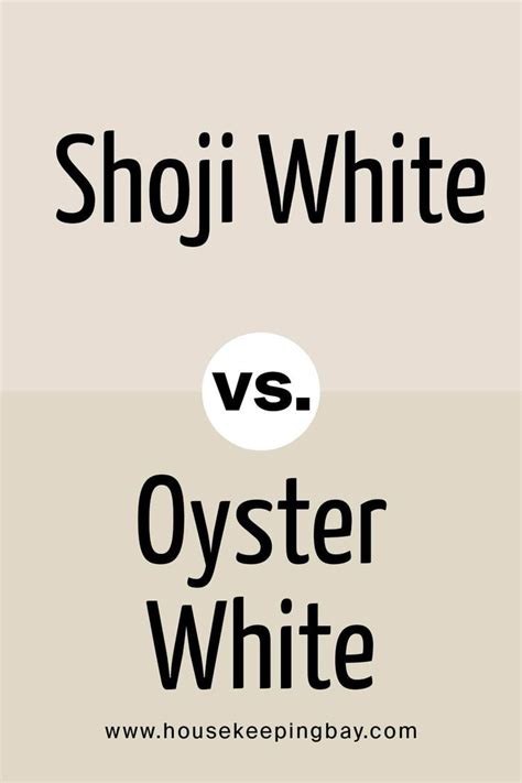 Shoji White Vs Oyster White By Sherwin Williams Shoji White Best