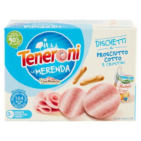 Casa Modena Teneroni La Merenda Dischetti Al Prosciutto Cotto E