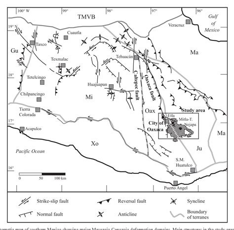 Sierra Madre Del Sur Map - Maping Resources