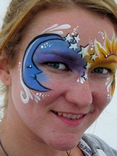 Moon Sun Face Paint Face Painting Designs