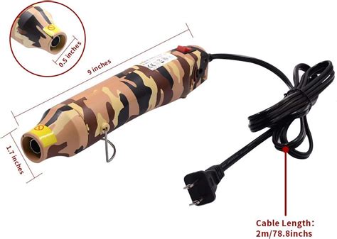 Buy New Heat Gun Mofa Hot Air Gun Tools Shrink Gun With Stand For Diy Embossing And Drying Paint