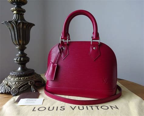 Louis Vuitton Alma Bb In Fuchsia Epi Leather Sold