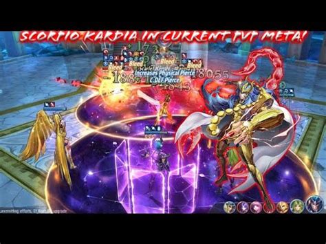 Saint Seiya Awakening Kotz Scorpio Kardia In Current Pvp Meta