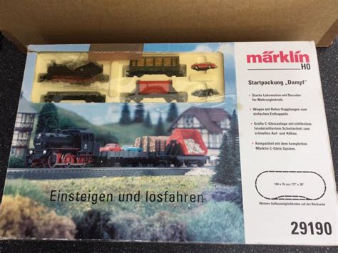 M Rklin H Starterset Startpackung G Terzug Dampflok