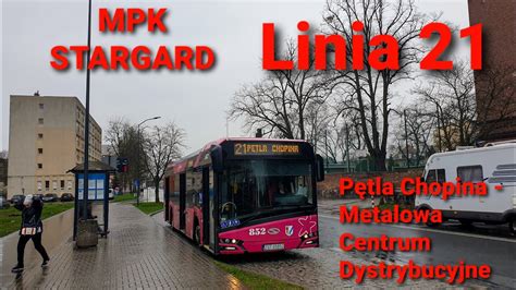 Mpk Stargard Linia Solaris Urbino Iv Youtube