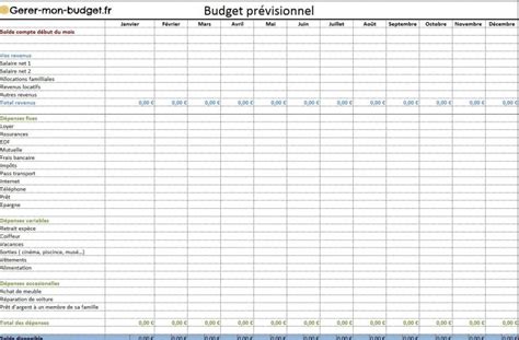 Fiche Budget Familial