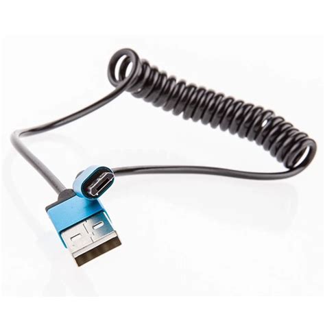 30 PCS mola espiral de extensão portátil Usb retrátil cabo de dados