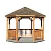 YardCraft YC 12 Ft X 12 Ft Wood Octagon Gazebo Kit Without Floor WG12