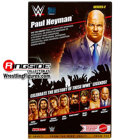 Paul Heyman Wiseman Wwe From The Vault Ringside Exclusive Series 2