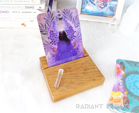 Tarot Card Holder Tarot Card Stand Oracle Card Holder Etsy Canada