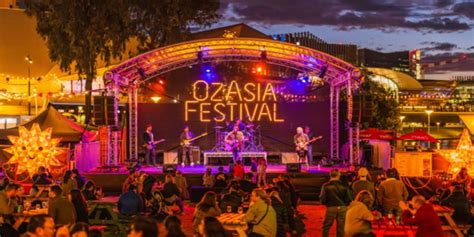 Adelaide Festival Centre Lights Up For The Opening Of The 15th Ozasia