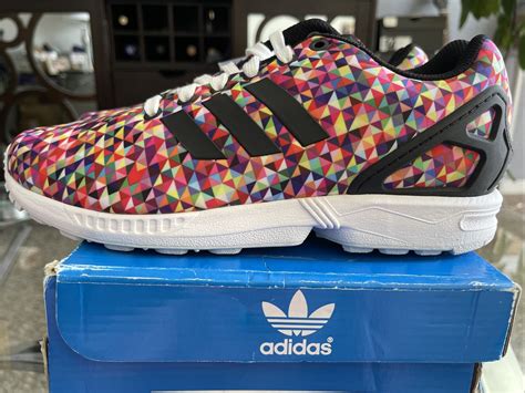 Adidas Originals Zx Flux Multi Color Prism M Men S Size Ebay