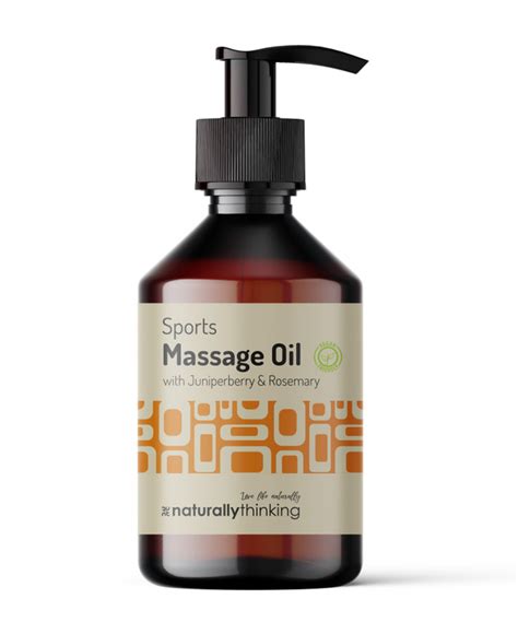 Sports Massage Oil For Training And Muscle Recovery By Naturallythinking