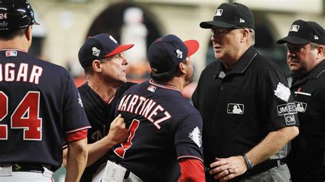 World Series, Game 6: Dave Martinez ejection video, Washington ...