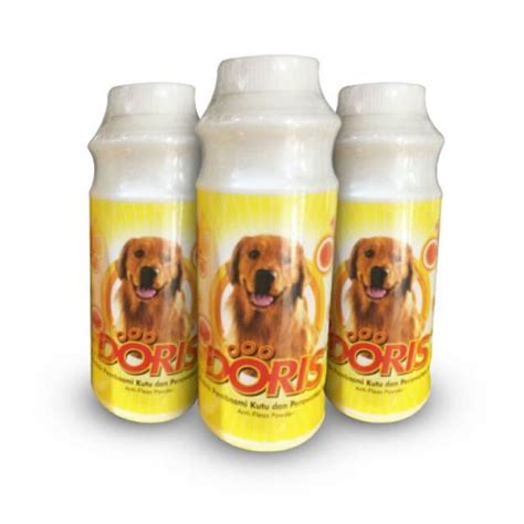 Jual Doris Anti Fleas Powder G Kemasan Baru Bedak Anti Kutu Anjing