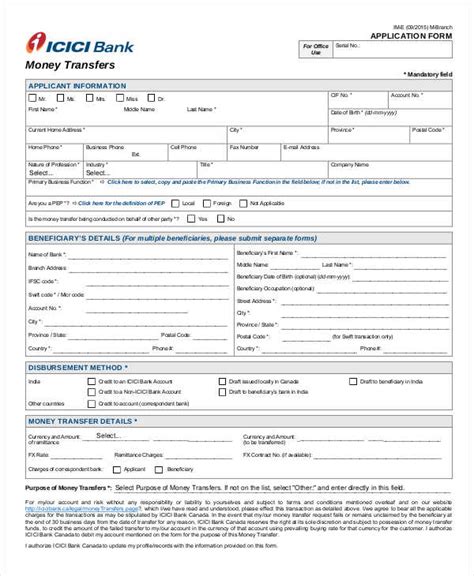 Free 14 Sample Transfer Application Forms In Pdf Ms Word Excel