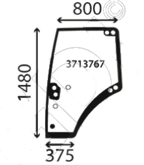 Bepco Szyba Do Ciągnika Fendt Drzwi Lewe 737812030021 2223769
