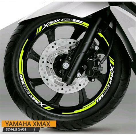 Jual Sticker List Velg Yamaha Xmax Shopee Indonesia