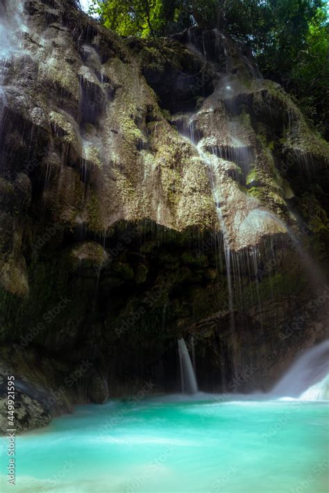 Waterfalls Pozas Azules De Atzala In Taxco Mexico Stock Photo