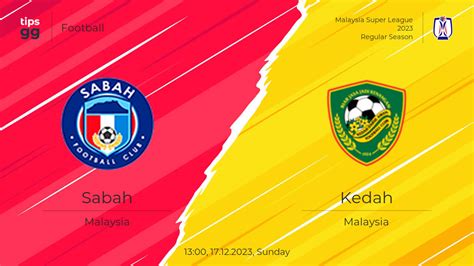 Sabah Vs Kedah 17 12 2023 At Malaysia Super League 2023 Football