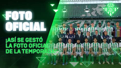 Nuestra foto oficial de la temporada 2023 2024 REAL BETIS BALOMPIÉ