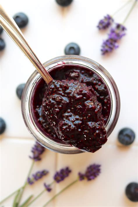 Blueberry Lavender Chia Seed Jam A Palate For Pie