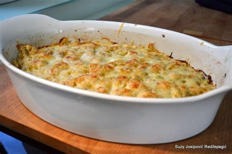 Recept Zapečena Tjestenina Sa šunkom Sirom I Tikvicama