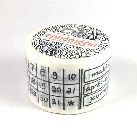 Washi Tape Calendrier Permanent Stempeloase München