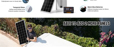 Eco Worthy 200 Watts 12 Volt24 Volt Solar Panel Kit With High Efficiency