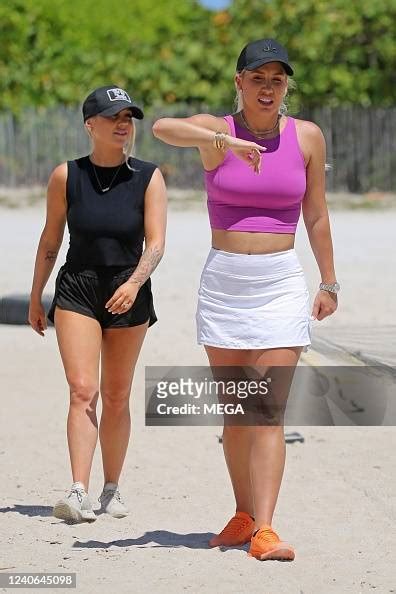 Savannah Chrisley Is Seen Working Out On The Beach May 12 2022 In