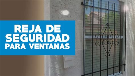 C Mo Instalar Una Reja De Seguridad Para Ventanas Youtube