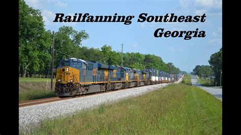 HD Railfanning Southeast Georgia Summer Of 2016 YouTube