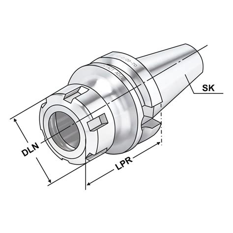 Collet Chuck BT 40 2 16 60 ER 25 JIS B 6339 MAS BT AD B DC BT 40