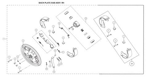 Jasamotos Diagrama Freno Autoajustable Trasero Derecho