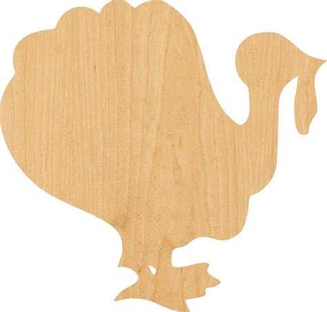 Turkey Wooden Laser Cut Out Shape Great For Crafting Etsy