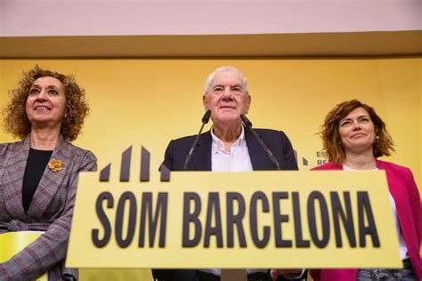 Elecciones Municipales Barcelona 2023 Ernest Maragall ERC Acusa A