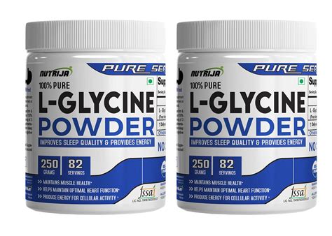 Buy L Glycine Powder Supplement In India 3000mg Per Serving Glycine