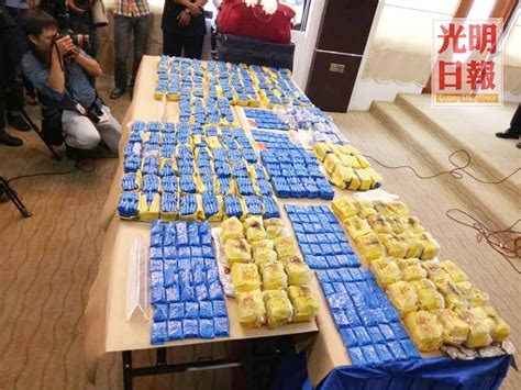 警破檳近年最大毒品案捕7人 起855萬元馬丸 國內 2018 08 27 光明日报