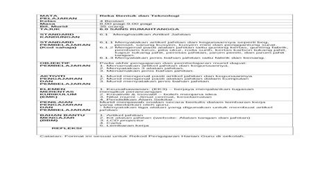Download Pdf Contoh Rph Rbt Srt