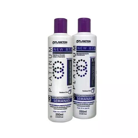 Kit Btx Platinum Plancton Shampoo E Condicionador X Ml Submarino