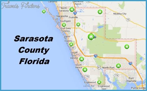 Sarasota County Map - TravelsFinders.Com