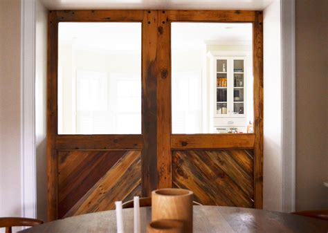 Reclaimed Rustic Barn Wood Sliding Door Custom Made