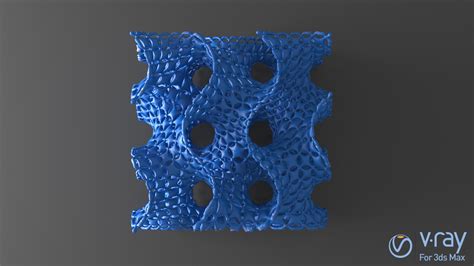 Quilted Pattern Gyroid 3D model 3D printable | CGTrader