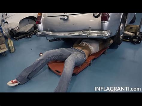 Big Breasted Tattooed Mechanic Milf Babe Samy Fox Giving Blowjob And Screwing Client S Massive
