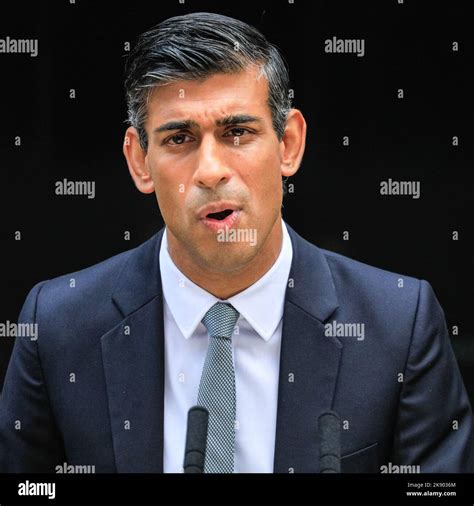 London Uk 25th Oct 2022 Rishi Sunak New British Prime Minister